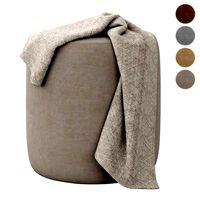 Spool 18 Fabric Ottoman by kardiel (145674)