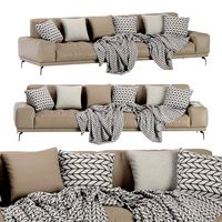 Sofa Blake Leather Ditre Italia 3 seat (145582)