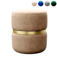 Yamma Velvet Ottoman by tov (145547)