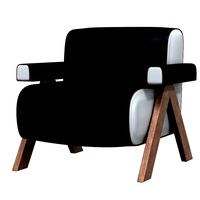 Black Leather ArmChair (142247)