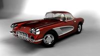 Chevrolet Corvette 1961 3D Model