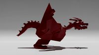 Low-polydragon