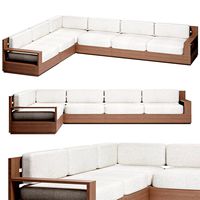 MARBELLA TEAK MODULAR L-SECTIONAL (335223)