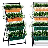Plants in box on stand (140519)