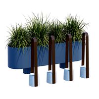 Baia elements three Bicycle Stands and plants (137843)