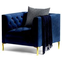Baxton Studio Zanetta Luxe and Glamou armchair (137758)
