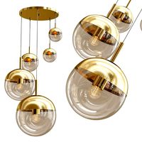 Mirror Ball Gold Chandelier (137700)