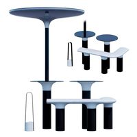Baia elements one Street table and bench (137561)