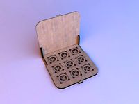 Wooden handmade Tictactoe game (137506)
