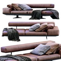 Sofa Wing Leather By Flexform (137423)