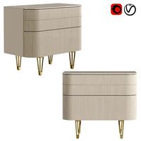 Bedside table TRUE LOVE Caracole (137380)