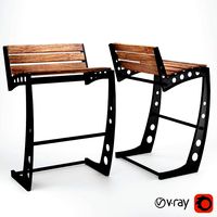Loft style bar chair (135528)