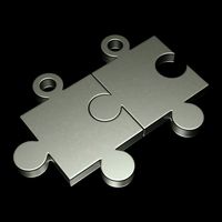 Costume Jewelry: Puzzle (for 3D printing) (135286)