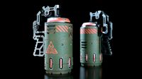 Cyberpunk handheld ultrasonic grenade (134794)