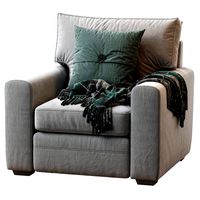 Pearce Square Arm Upholstered Armchair (134325)