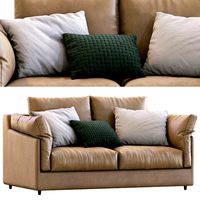 Leather Sofa Papillon By Ferlea (134187)