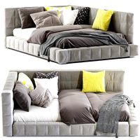 Baldwin Lounge Corner Upholstered Bed (134043)