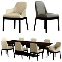 Poliform Sophie Opla Table and Chair (132904)