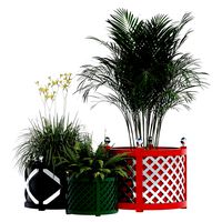 Cross treillage planters (132661)