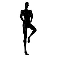 Female Black Faceless Mannequin 81 (132273)