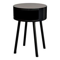 Bruk gray Side table with shelf  (131193)