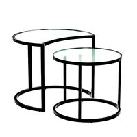 Set of 2 side coffee tables Bast (131069)