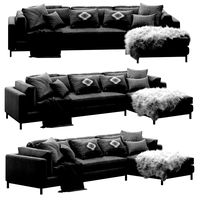 Four Hands Grammercy Bennett Moon Sofa (130813)