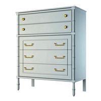 Artificial bamboo chest of drawers (130647)