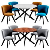 Sandro dining chair and Ritz table (130519)