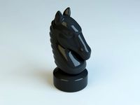 Chess Horse Figurine 3D Model