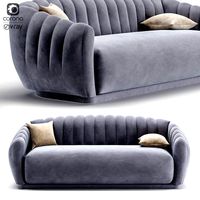 Arno Blush Velvet Sofa (128874)