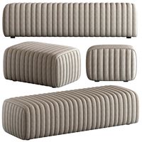 Loma Bench and pouf Kelly Wearstler 1 (128795)