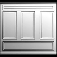 Wall panel plaster molding (127025)