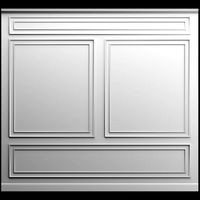 Wall panel - gypsum stucco (127023)