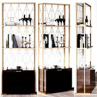 Theodore Alexander Etagere shelving unit Iconic Drawer (126877)