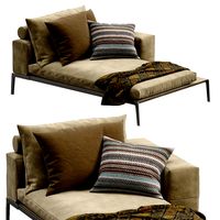 Couch Lifesteel By Flexform (chaiselongue) (126867)