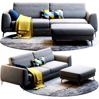 BoConcept Fargo Sofa with a bench (126811)