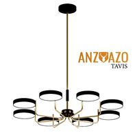 TAVIS 8 plafon black Chandelier (126766)