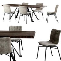 Modern Wooden Italian Rectangular Dining Table (126682)