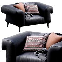 Soho Leather Armchair  (126565)