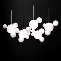 Giopato & Coombes Bolle 24 Bubble 2 Frostgold chandelier (126006)