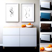 IKEA Besta Storage combination with doors and drawers (125500)