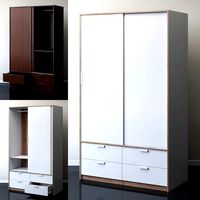 IKEA TRISIL Wardrobe with sliding doors (125461)