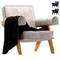 Pierre Jeanneret Reissue 1960 Capitol Complex Armchair (125125)