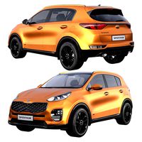 Orange KIA Sportage  (124313)