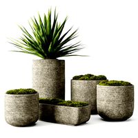 Restoration Hardware Etched Concrete Vessel Collection (123647)