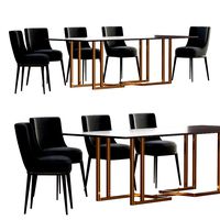 PRADDY RHUMBA table and Frigerio Salotti ALTHEA chair (123587)