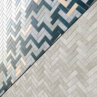 Belgique Mosaic Herringbone Natural Tiles 5 types (123527)