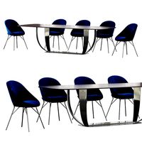 Calligaris LILLY chair and table (123119)