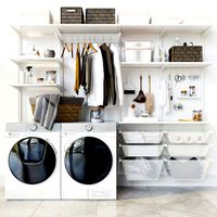 IKEA wall-mounted unit Algot 13 / washing machine (122864)